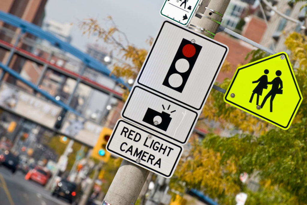 Red Light Camera sign